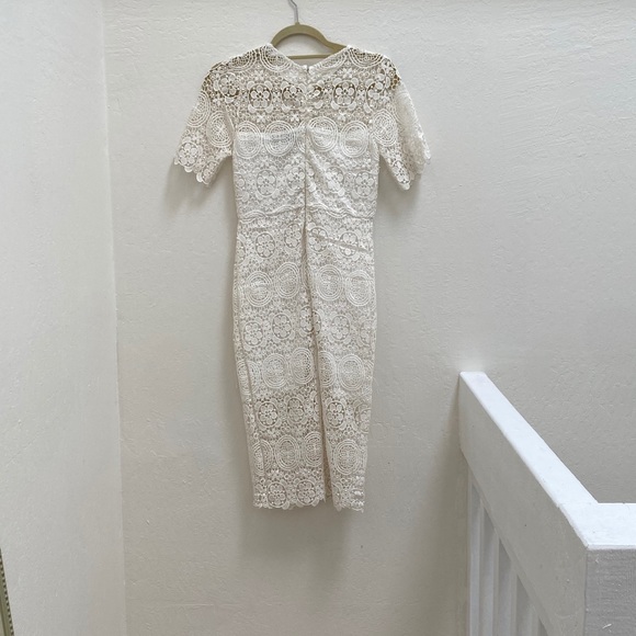 Lulus- White Dress M - Picture 7 of 7